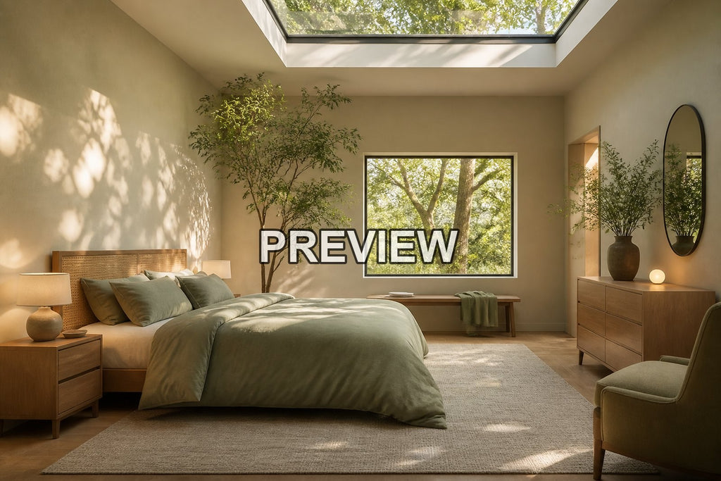 Dreamlike Bedrooms – 10 Desktop & Phone Wallpaper Bundle – preview 7