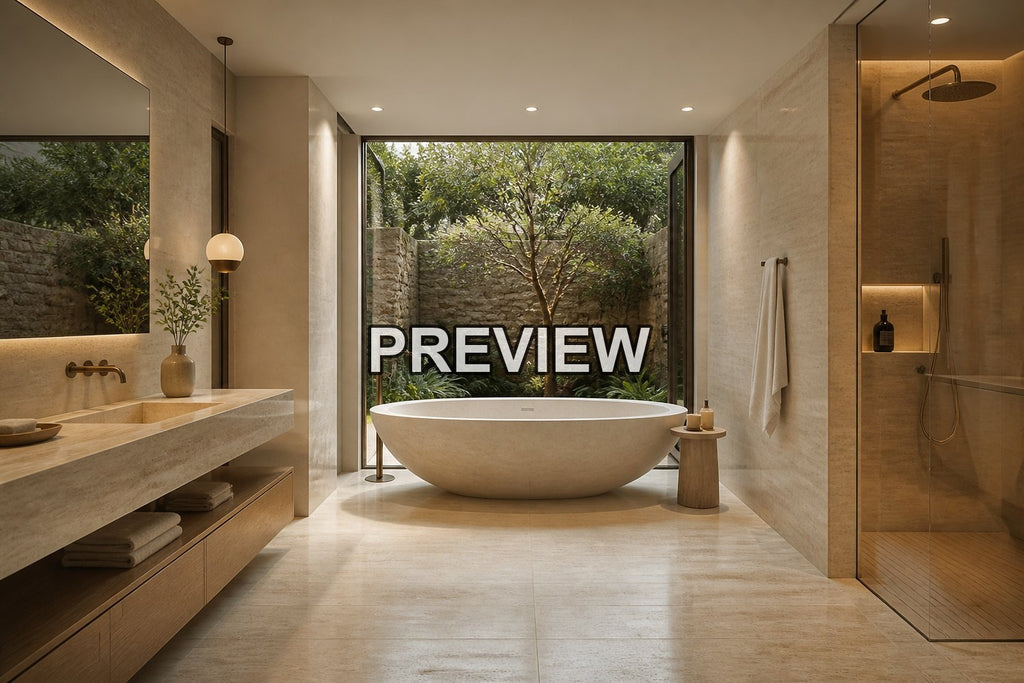 Modern Bathrooms – 10 Desktop & Phone Wallpaper Bundle – preview 1