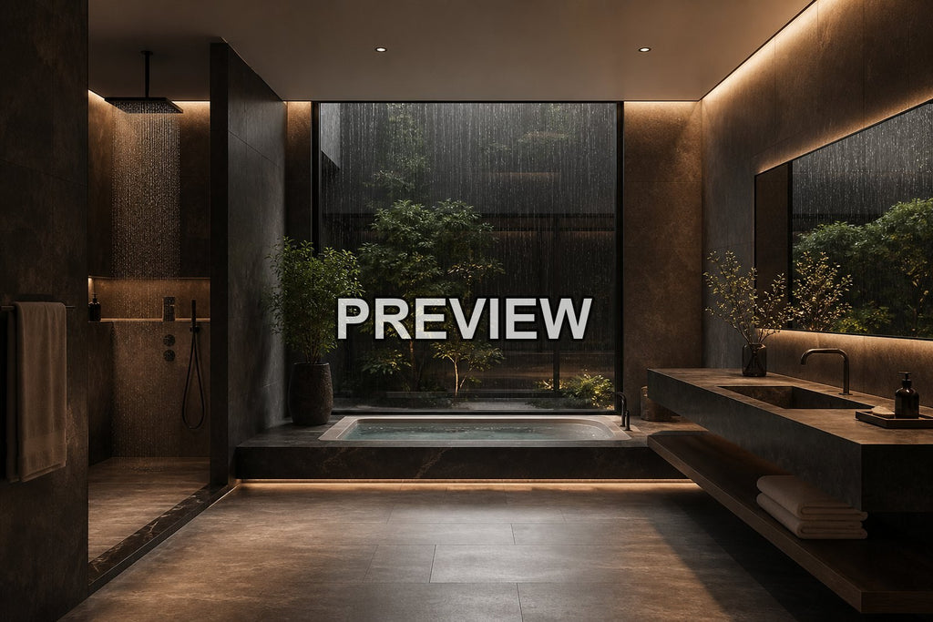 Modern Bathrooms – 10 Desktop & Phone Wallpaper Bundle – preview 2