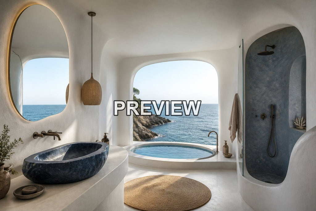 Modern Bathrooms – 10 Desktop & Phone Wallpaper Bundle – preview 3