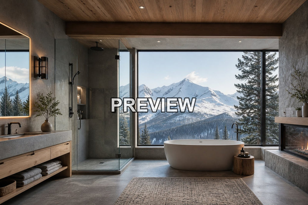 Modern Bathrooms – 10 Desktop & Phone Wallpaper Bundle – preview 6