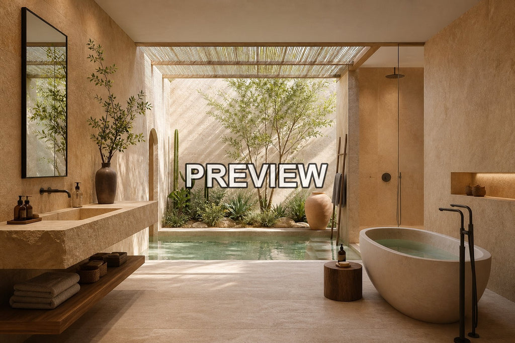 Modern Bathrooms – 10 Desktop & Phone Wallpaper Bundle – preview 9