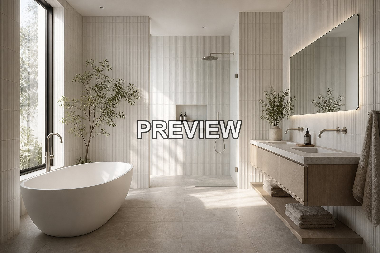 Modern Bathrooms – 10 Desktop & Phone Wallpaper Bundle – preview 10