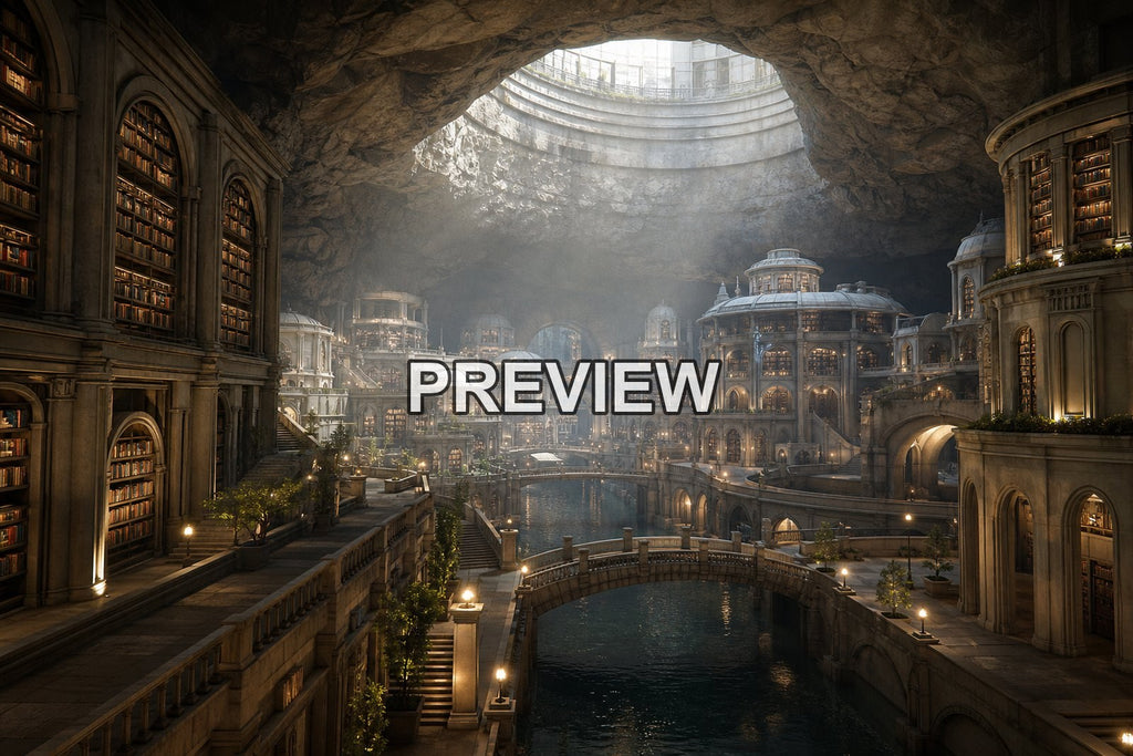 Underground Cities – 10 Desktop & Phone Wallpaper Bundle – preview 9
