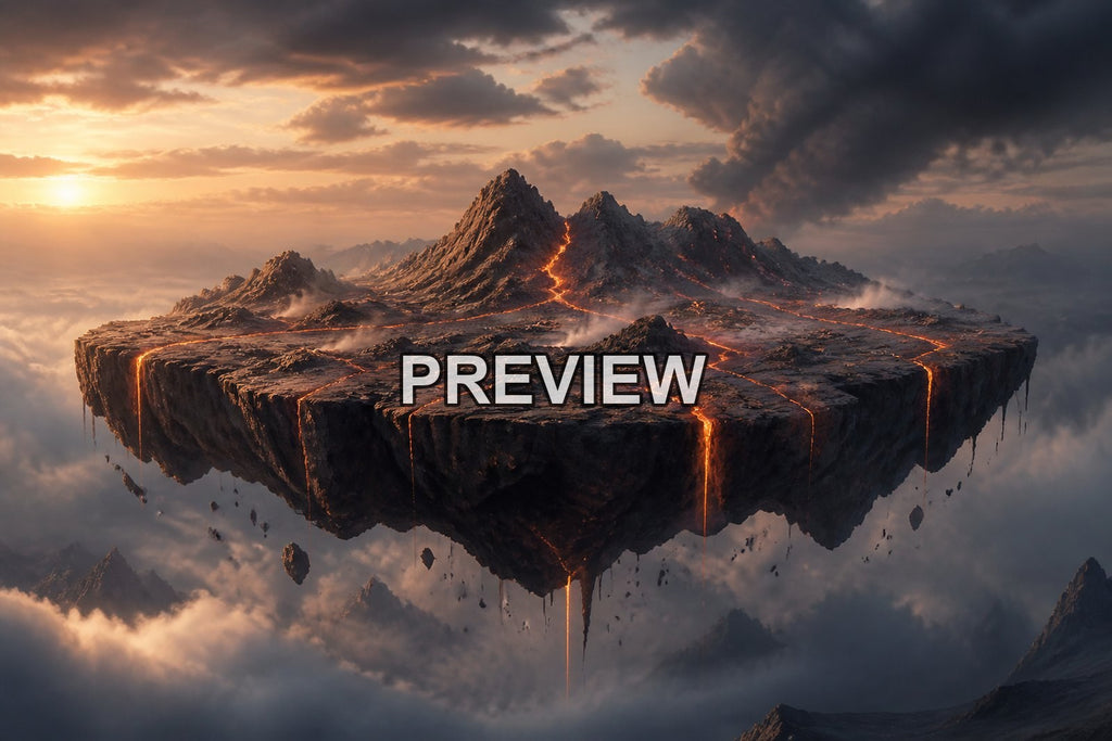 Floating Islands – 10 Desktop & Phone Wallpaper Bundle – preview 7