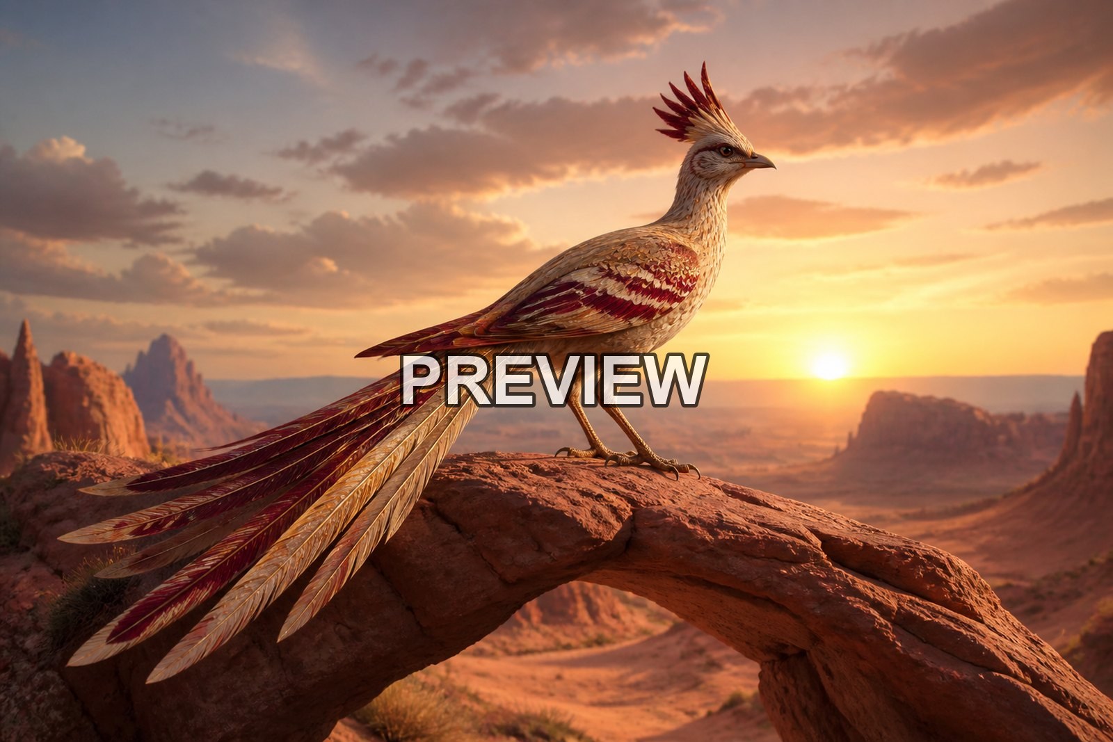 Fantasy Birds – 10 Desktop & Phone Wallpaper Bundle – preview 4
