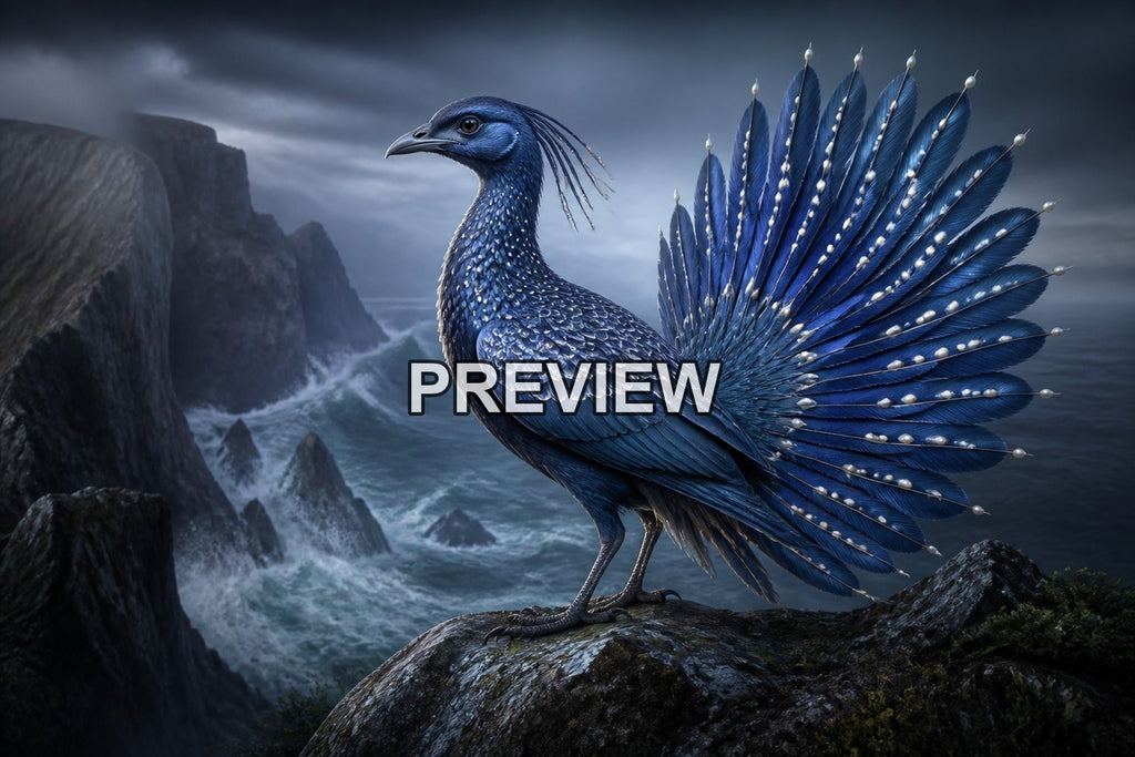 Fantasy Birds – 10 Desktop & Phone Wallpaper Bundle – preview 5