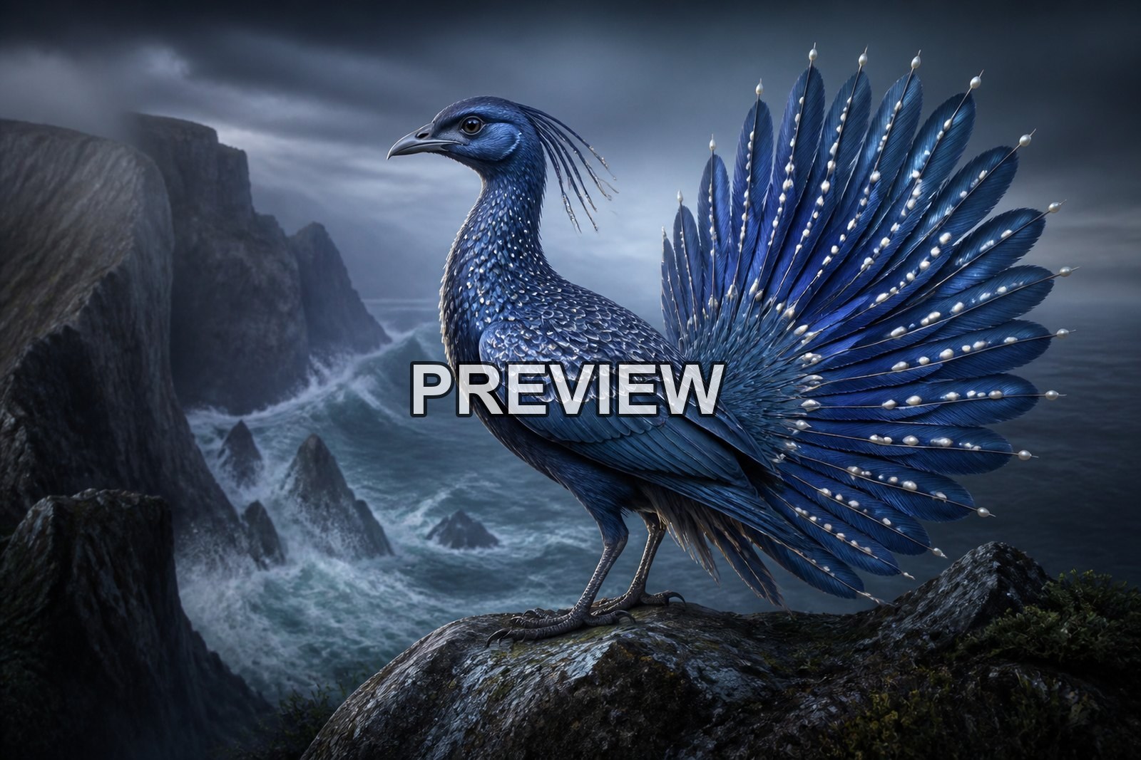 Fantasy Birds – 10 Desktop & Phone Wallpaper Bundle – preview 5