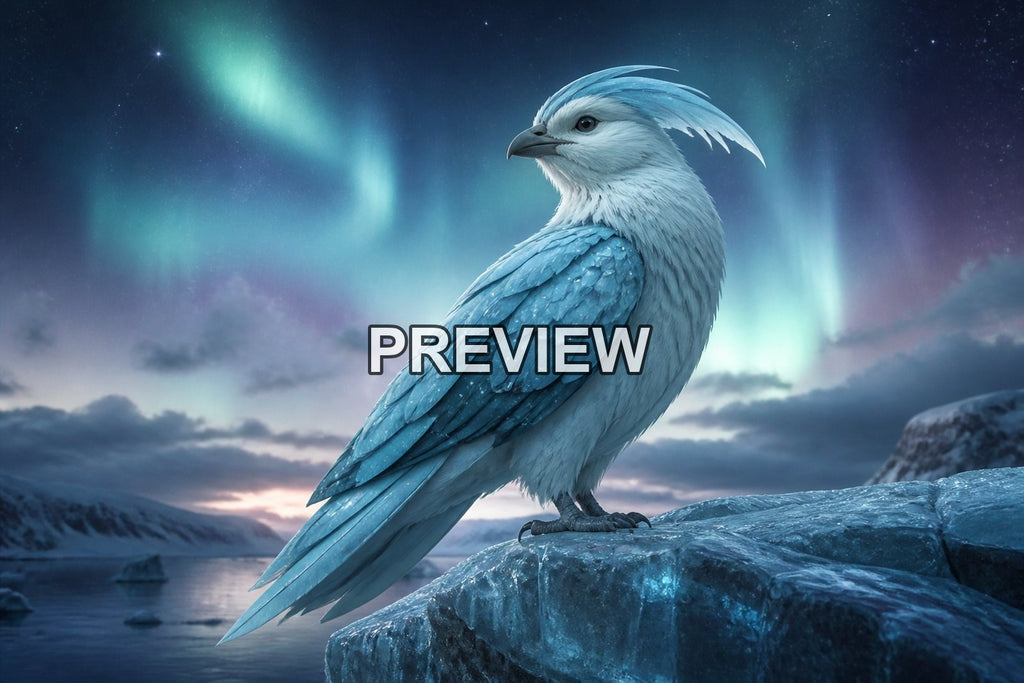 Fantasy Birds – 10 Desktop & Phone Wallpaper Bundle – preview 6