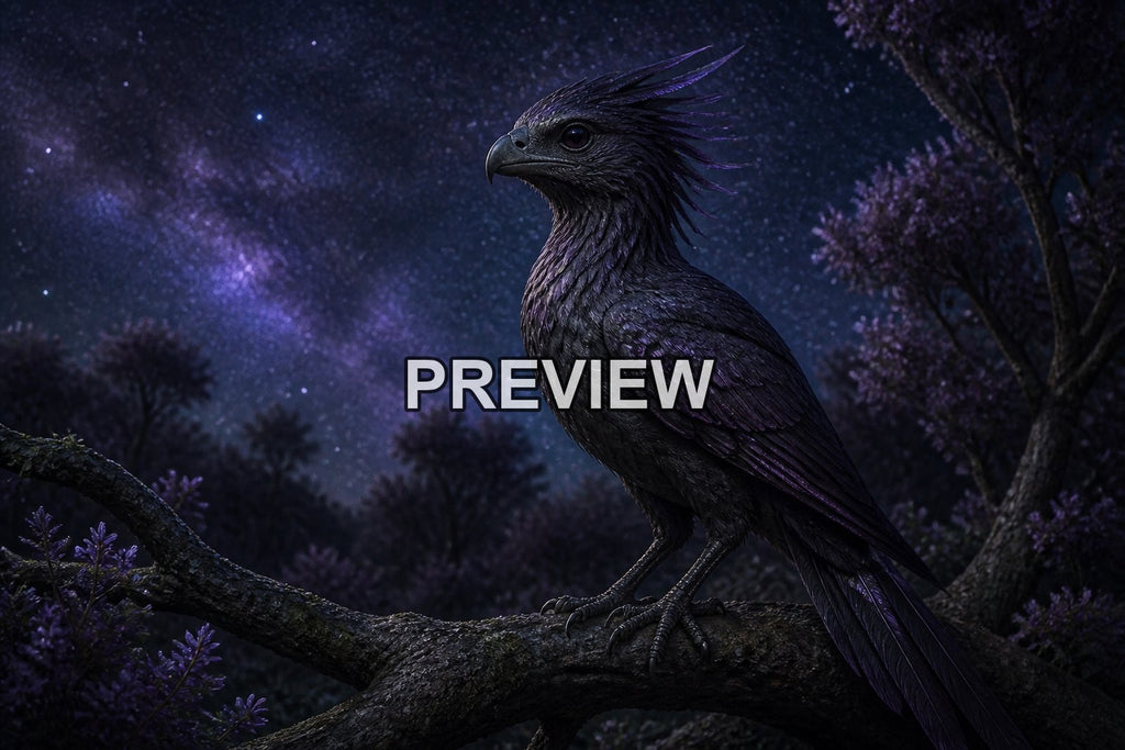 Fantasy Birds – 10 Desktop & Phone Wallpaper Bundle – preview 9