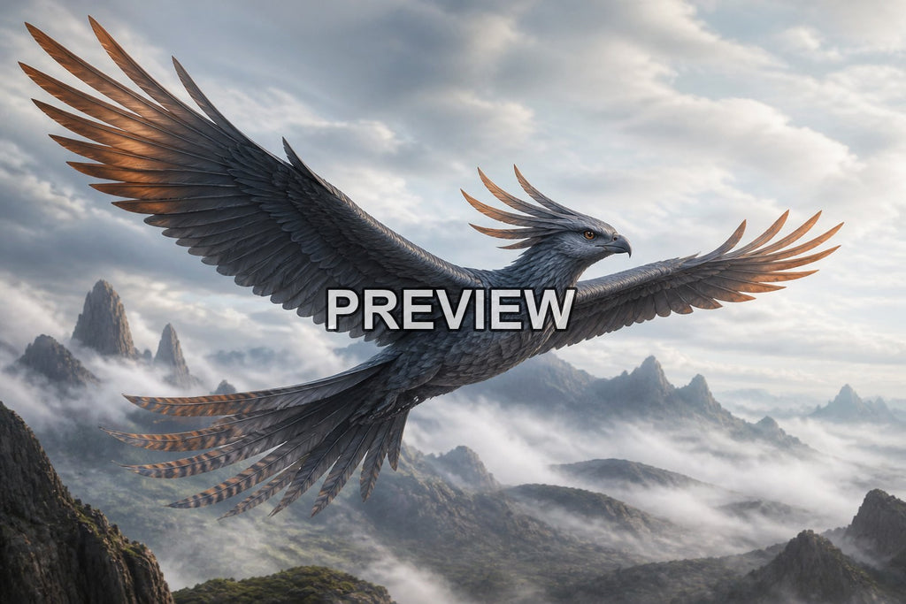 Fantasy Birds – 10 Desktop & Phone Wallpaper Bundle – preview 10