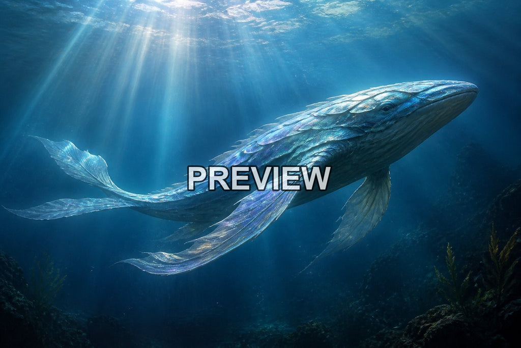 Fantasy Sea Creatures – 10 Desktop & Phone Wallpaper Bundle – preview 2