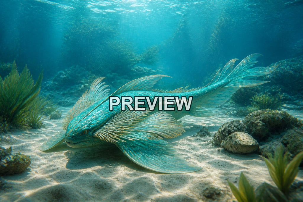 Fantasy Sea Creatures – 10 Desktop & Phone Wallpaper Bundle – preview 4