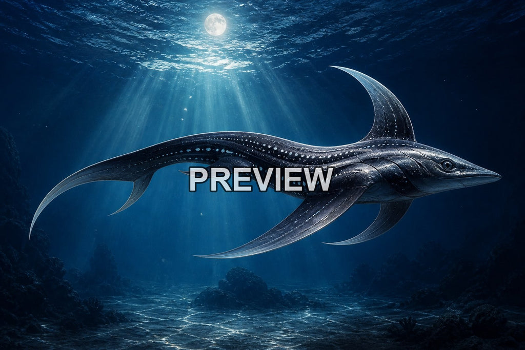 Fantasy Sea Creatures – 10 Desktop & Phone Wallpaper Bundle – preview 9