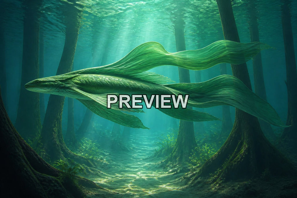 Fantasy Sea Creatures – 10 Desktop & Phone Wallpaper Bundle – preview 10