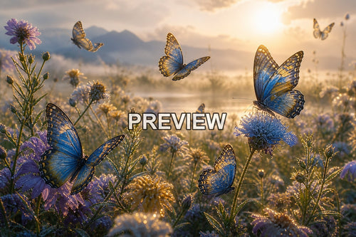 Butterfly Worlds – 10 Desktop & Phone Wallpaper Bundle – preview 1