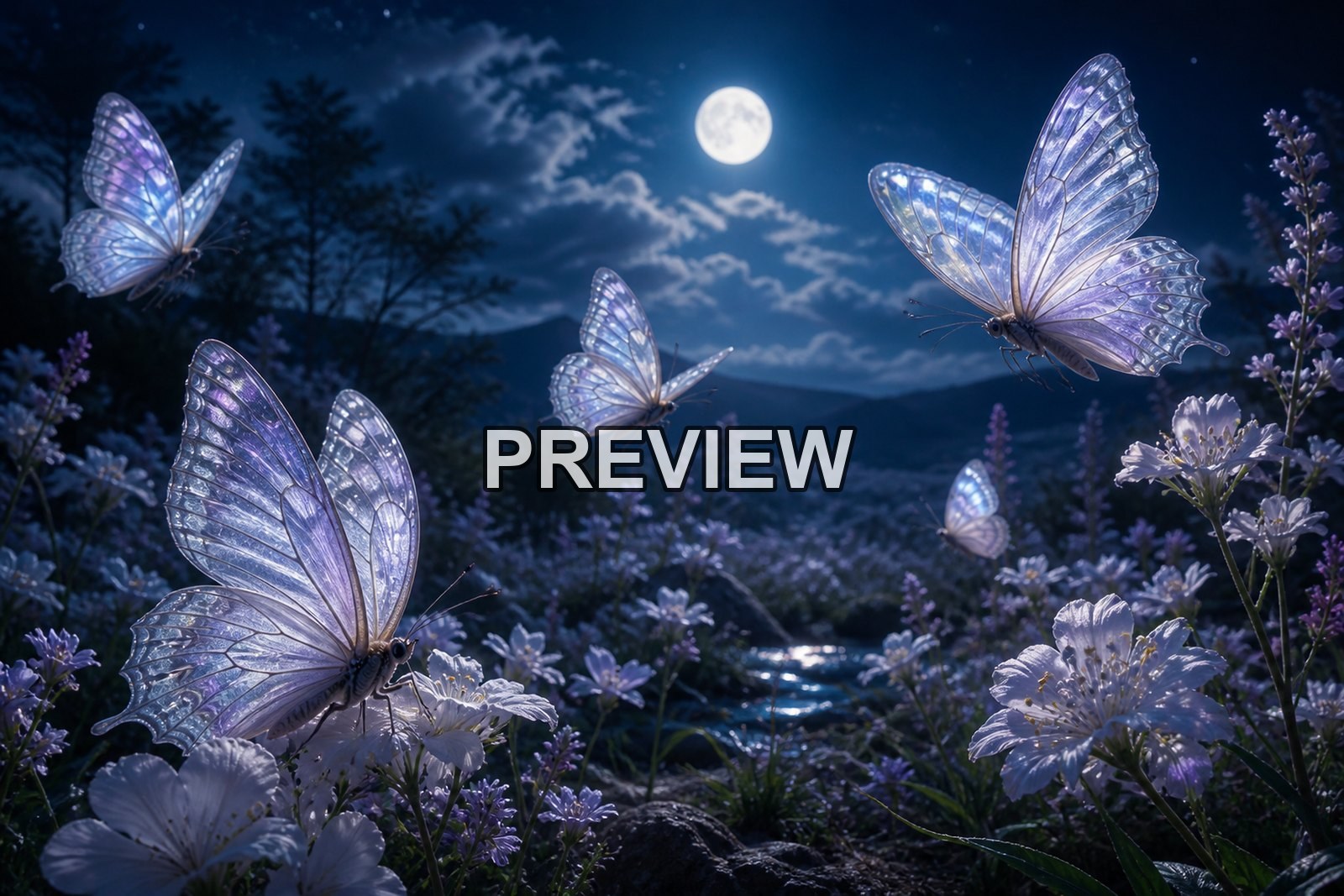 Butterfly Worlds – 10 Desktop & Phone Wallpaper Bundle – preview 4