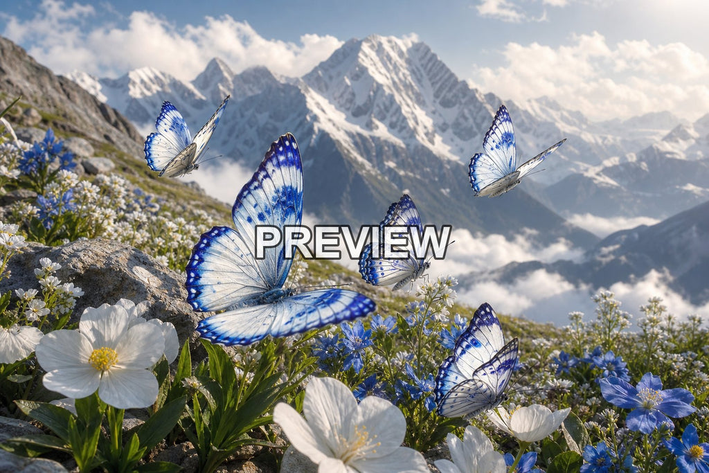 Butterfly Worlds – 10 Desktop & Phone Wallpaper Bundle – preview 7