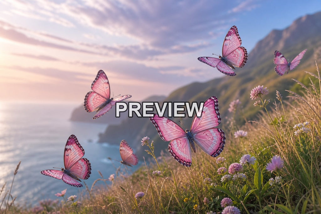 Butterfly Worlds – 10 Desktop & Phone Wallpaper Bundle – preview 9