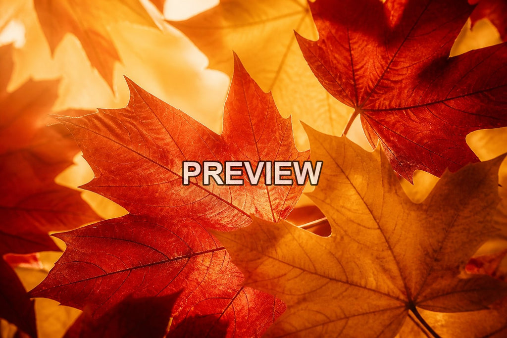 Abstract Autumn Leaves – 10 Desktop & Phone Wallpaper Bundle – preview 1