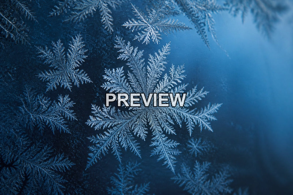 Macro Ice Flowers – 10 Desktop & Phone Wallpaper Bundle – preview 3