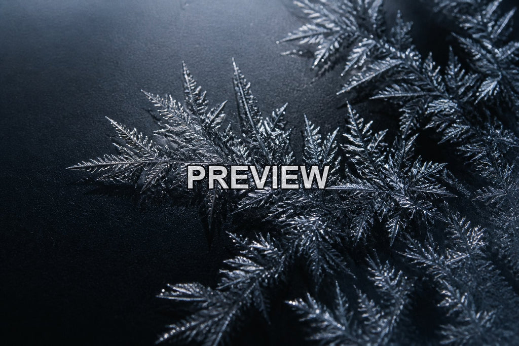 Macro Ice Flowers – 10 Desktop & Phone Wallpaper Bundle – preview 5