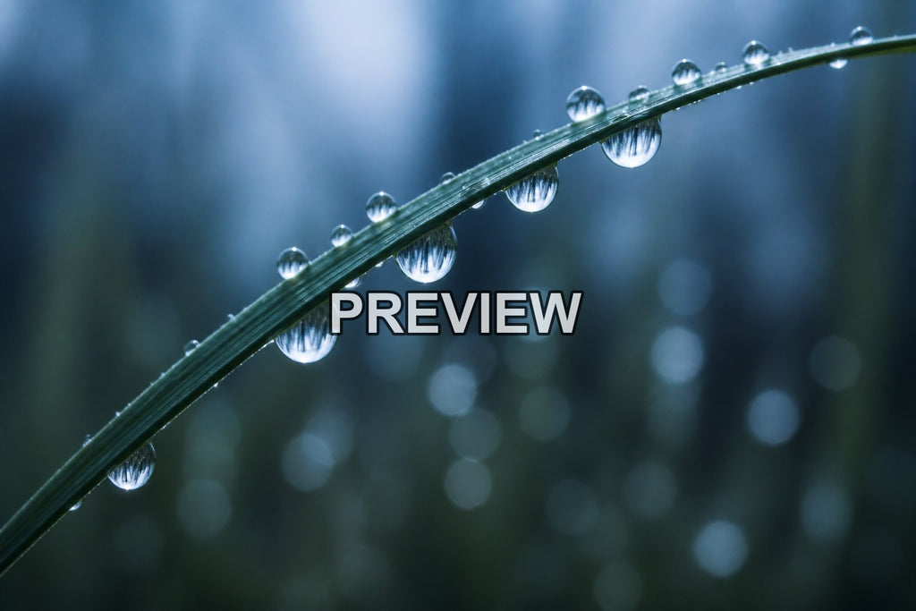 Macro Raindrops – 10 Desktop & Phone Wallpaper Bundle – preview 4
