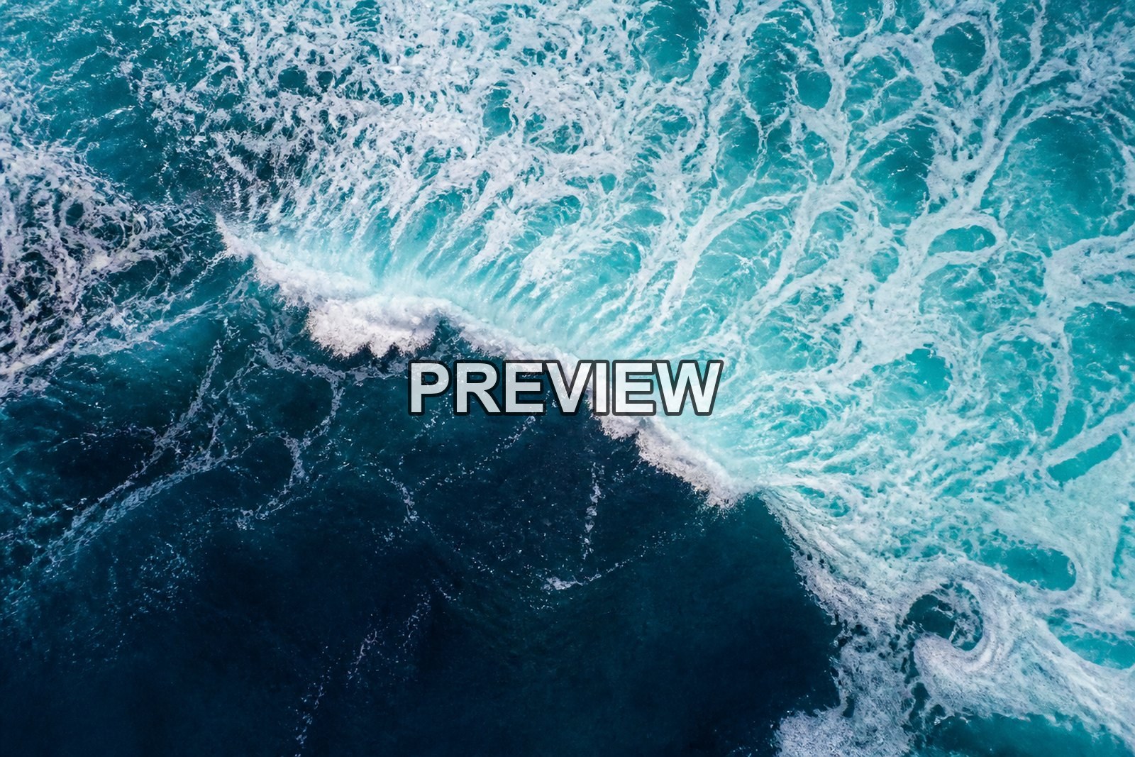 Abstract Ocean Waves – 10 Desktop & Phone Wallpaper Bundle – preview 1