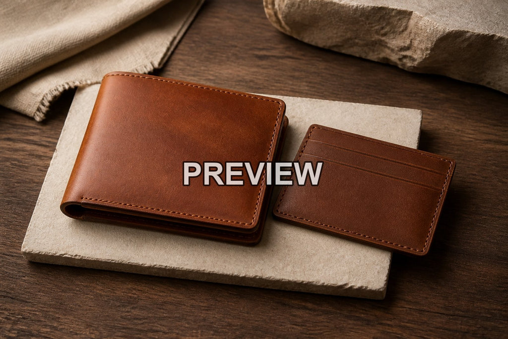 Unbranded Leather Goods Still Lifes – 10 Desktop & Phone Wallpaper Bundle – preview 1