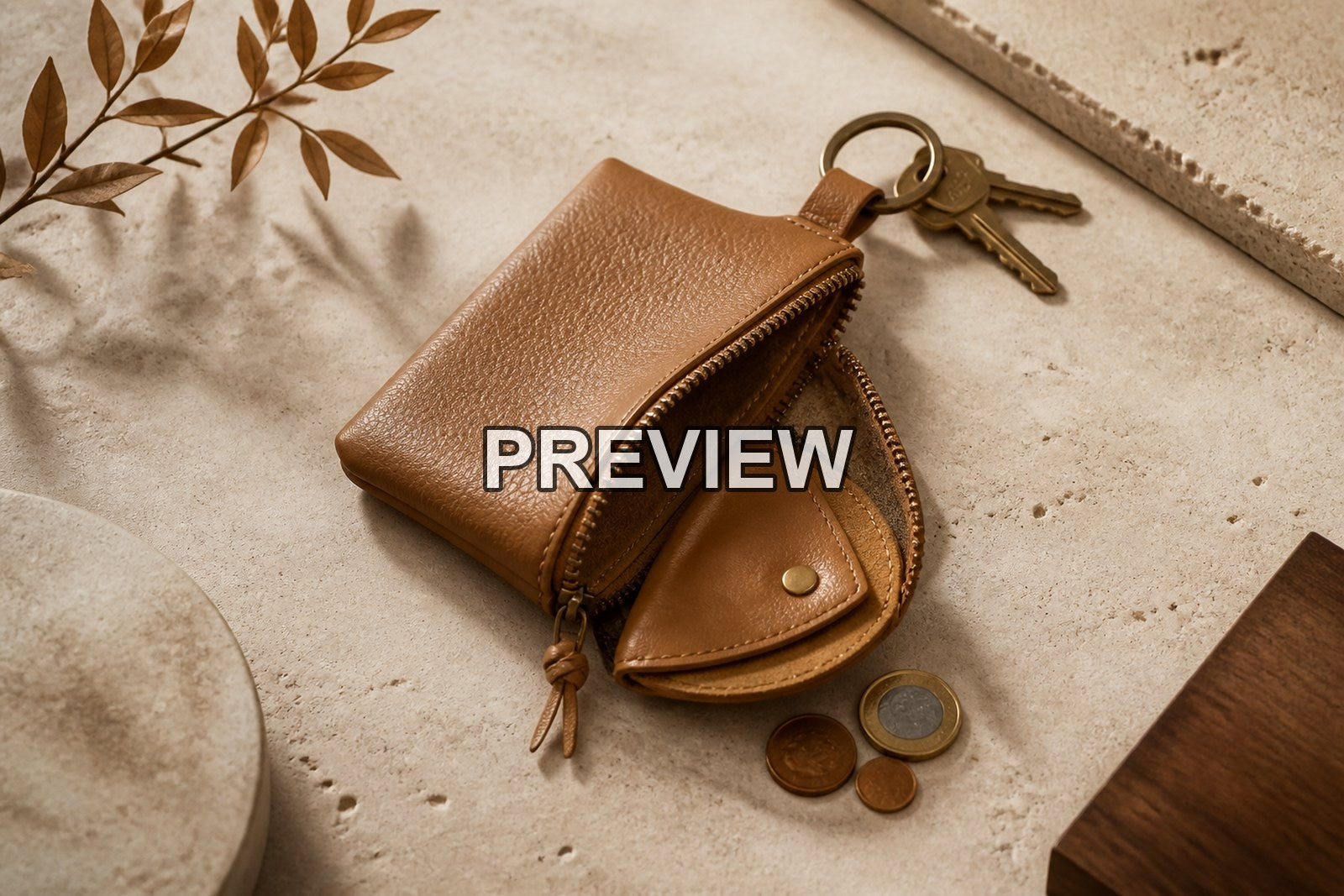 Unbranded Leather Goods Still Lifes – 10 Desktop & Phone Wallpaper Bundle – preview 6