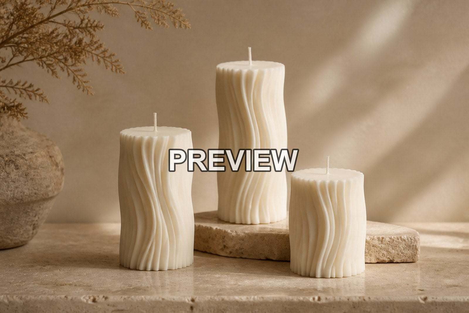Candle Still Lifes – 10 Desktop & Phone Wallpaper Bundle – preview 1