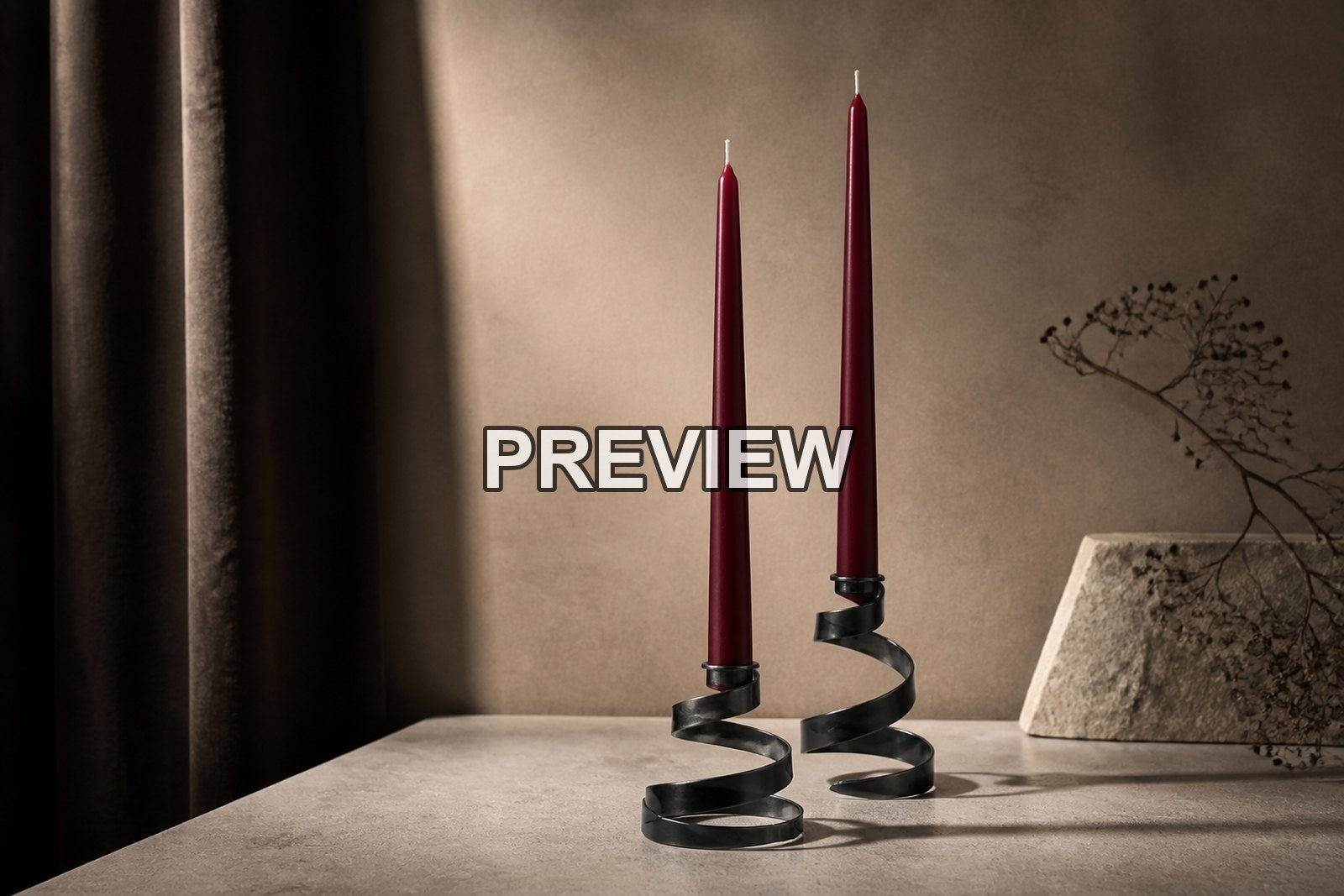 Candle Still Lifes – 10 Desktop & Phone Wallpaper Bundle – preview 2