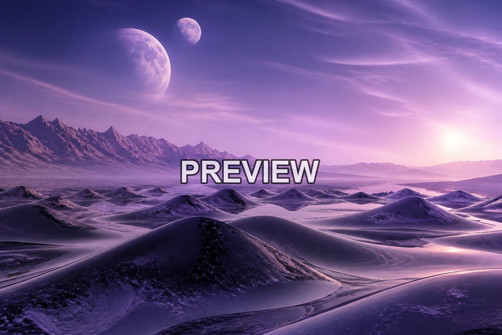 Planetary Landscapes Without Astronauts – 10 Desktop & Phone Wallpaper Bundle – preview 1