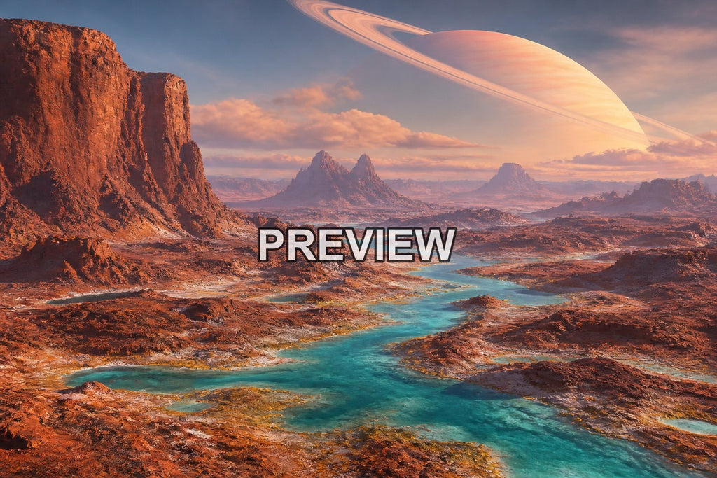 Planetary Landscapes Without Astronauts – 10 Desktop & Phone Wallpaper Bundle – preview 2
