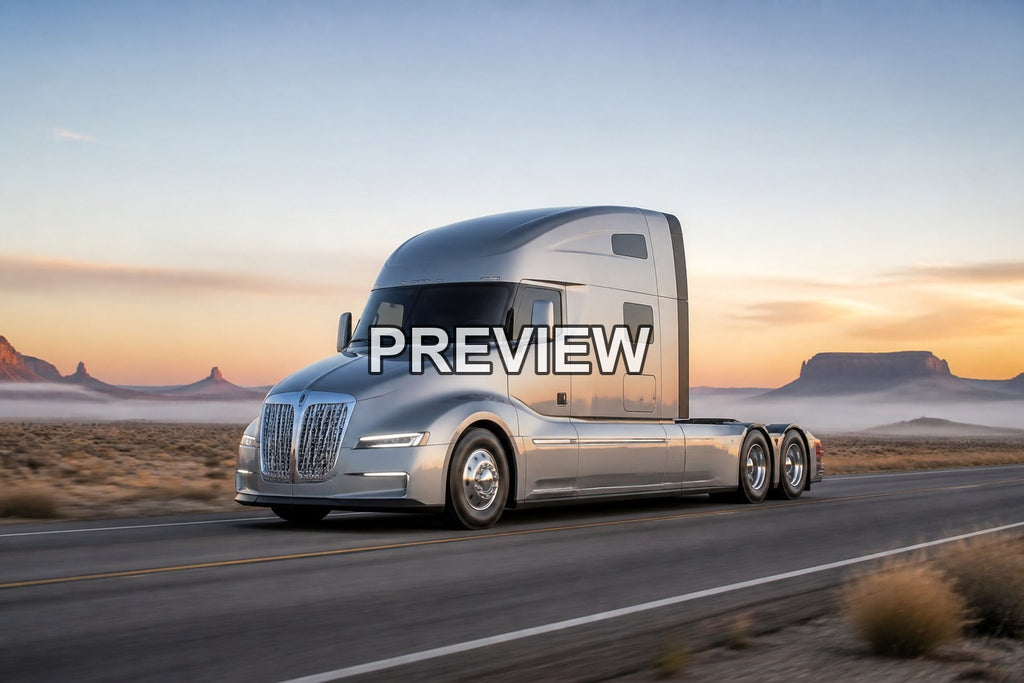 American Trucks on Desert Roads – 10 Desktop & Phone Wallpaper Bundle – preview 2
