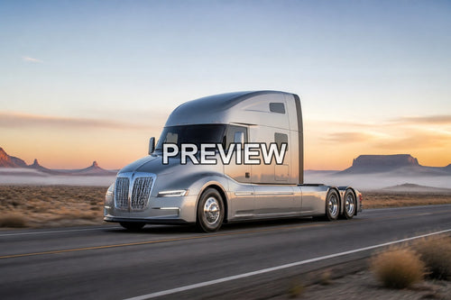American Trucks on Desert Roads – 10 Desktop & Phone Wallpaper Bundle – preview 2