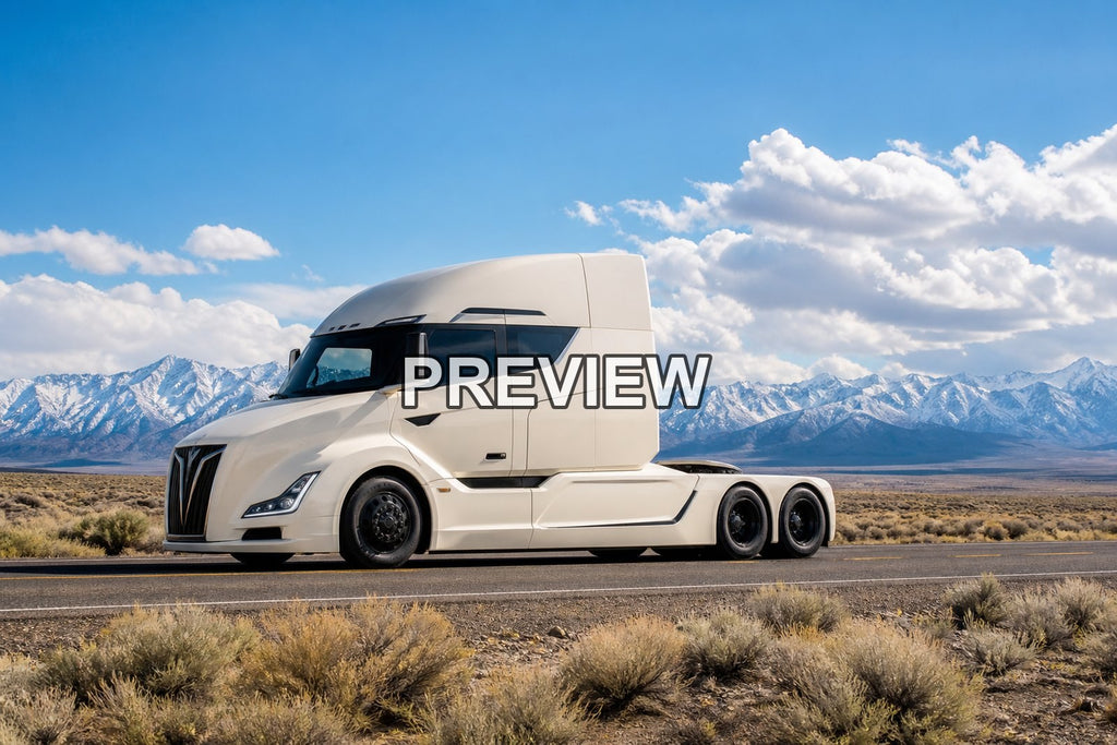 American Trucks on Desert Roads – 10 Desktop & Phone Wallpaper Bundle – preview 8