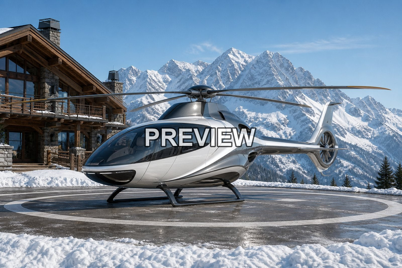 Fictional Helicopters – 10 Desktop & Phone Wallpaper Bundle – preview 2