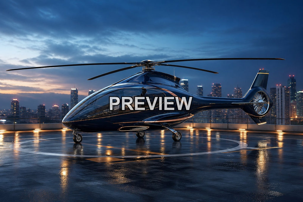 Fictional Helicopters – 10 Desktop & Phone Wallpaper Bundle – preview 4