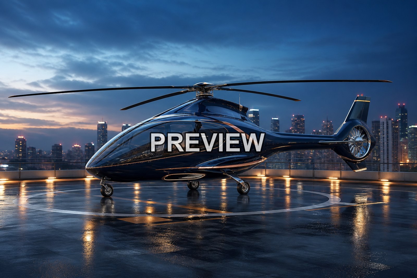 Fictional Helicopters – 10 Desktop & Phone Wallpaper Bundle – preview 4