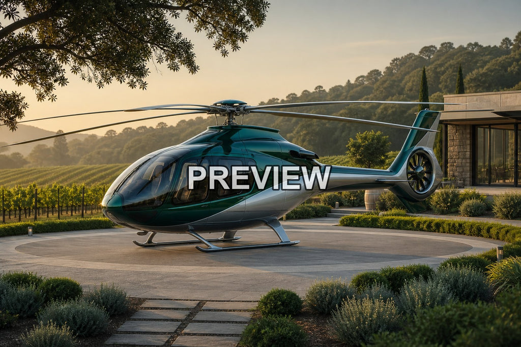 Fictional Helicopters – 10 Desktop & Phone Wallpaper Bundle – preview 6
