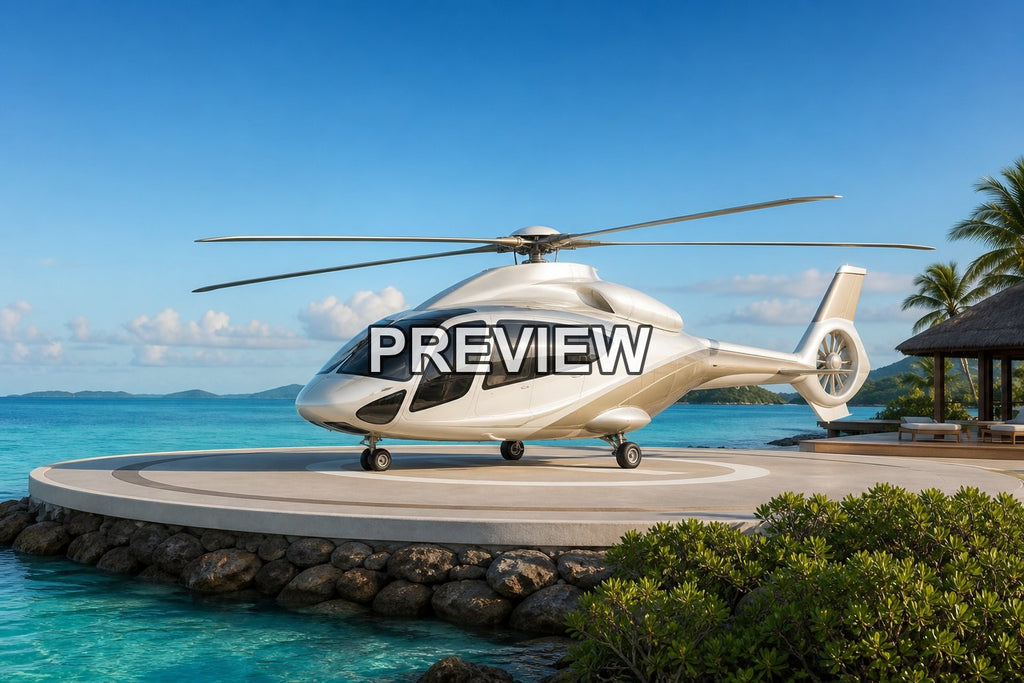 Fictional Helicopters – 10 Desktop & Phone Wallpaper Bundle – preview 10