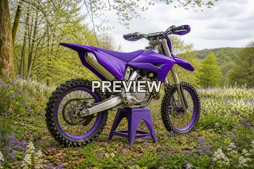 Motocross in the Forest – 10 Desktop & Phone Wallpaper Bundle – preview 9