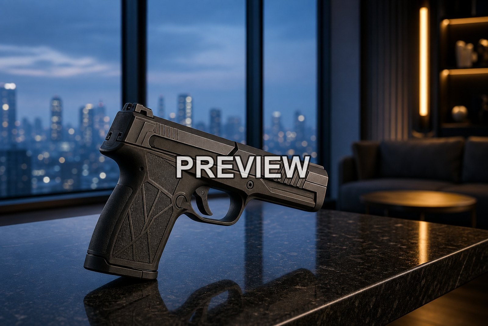 Pistol Archetypes 02 – 10 Desktop & Phone Wallpaper Bundle – preview 7