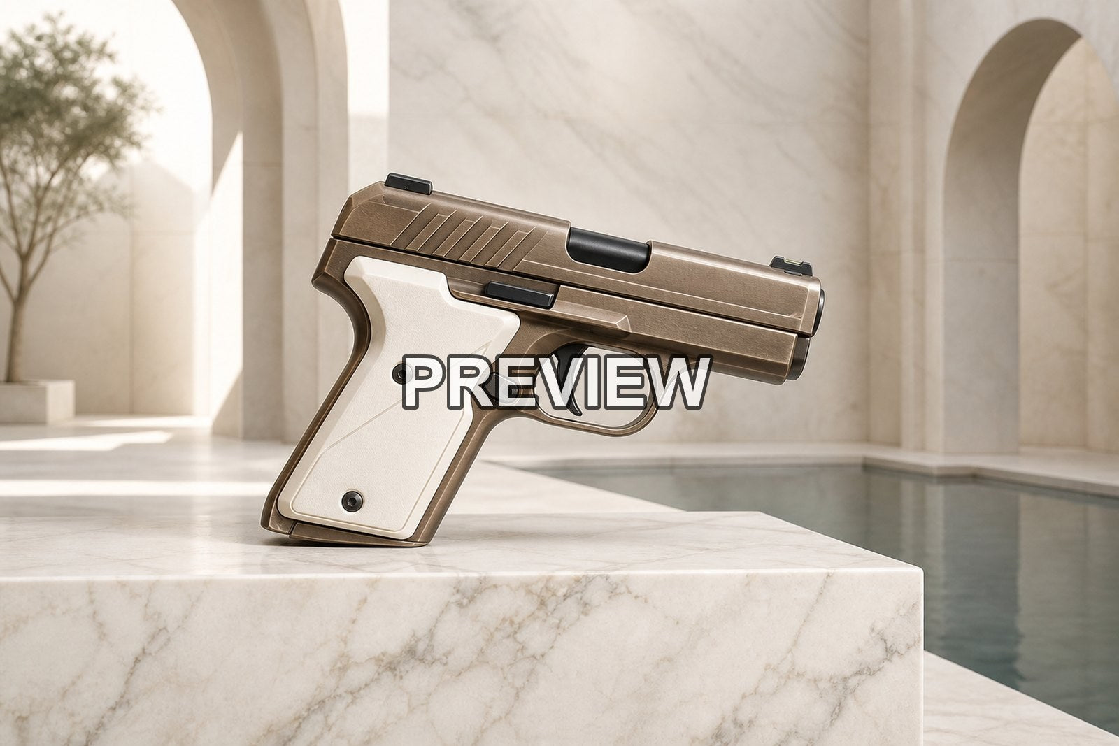 Pistol Still Lifes – 10 Desktop & Phone Wallpaper Bundle – preview 2