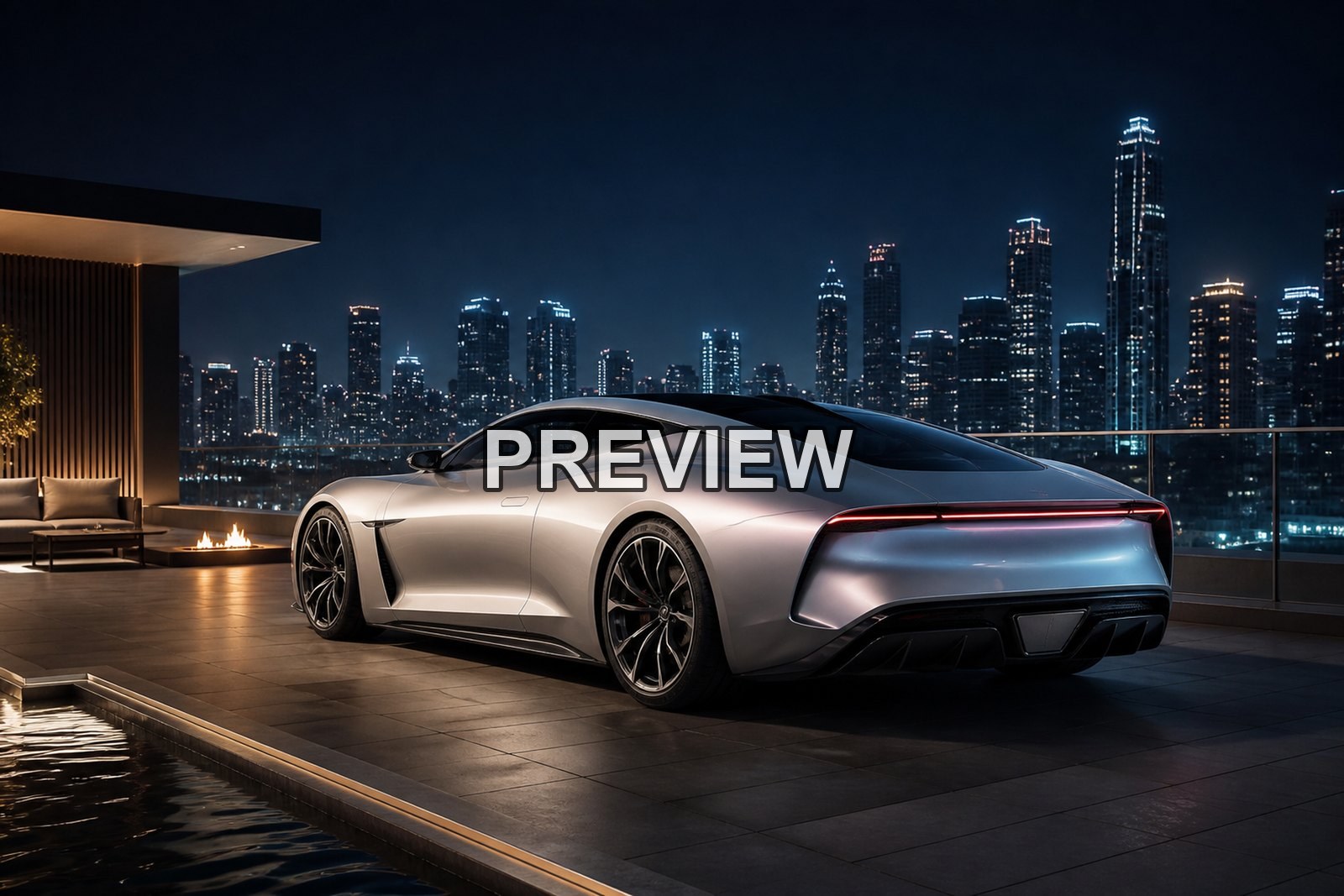 Luxury Sports Cars – 10 Desktop & Phone Wallpaper Bundle – preview 4