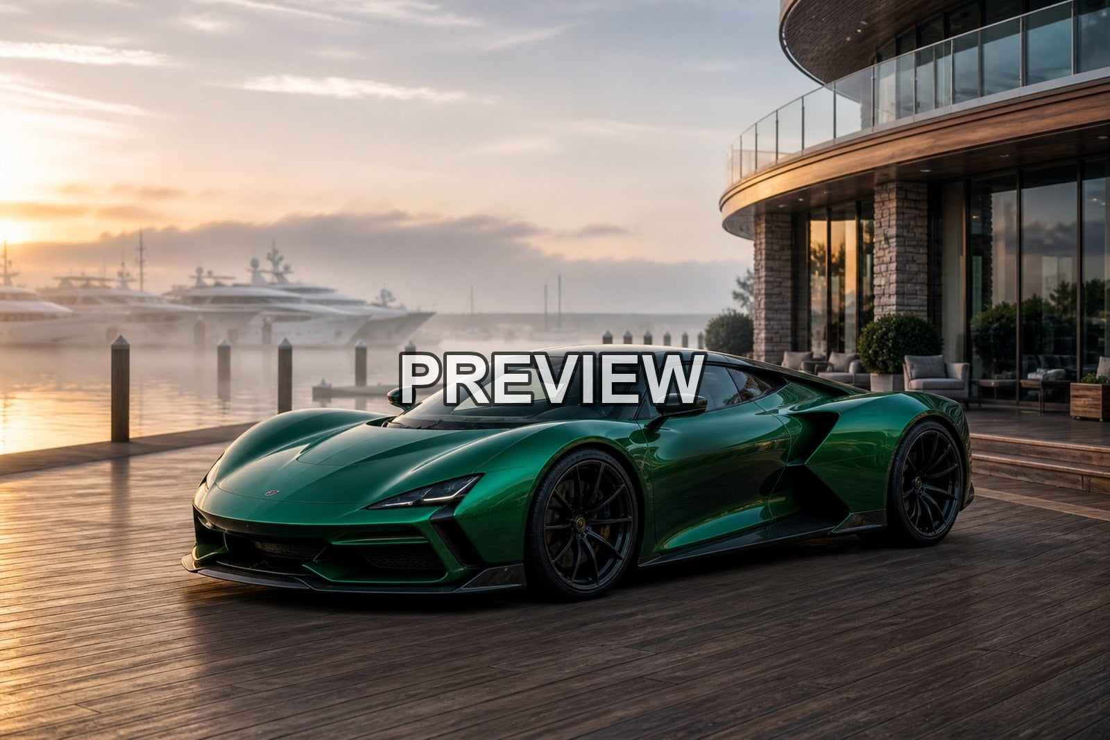 Luxury Sports Cars – 10 Desktop & Phone Wallpaper Bundle – preview 5