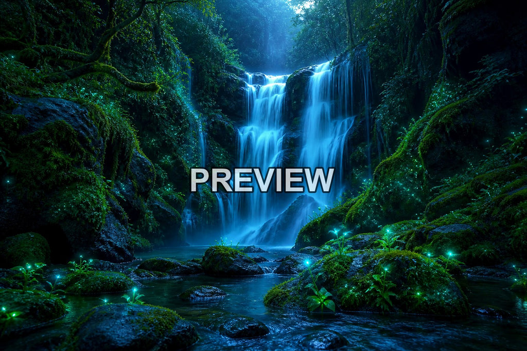 Bioluminescent Nature – 10 Desktop & Phone Wallpaper Bundle – preview 4