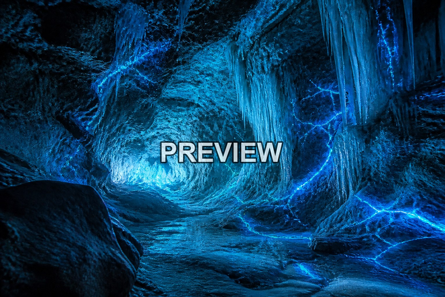 Bioluminescent Nature – 10 Desktop & Phone Wallpaper Bundle – preview 9