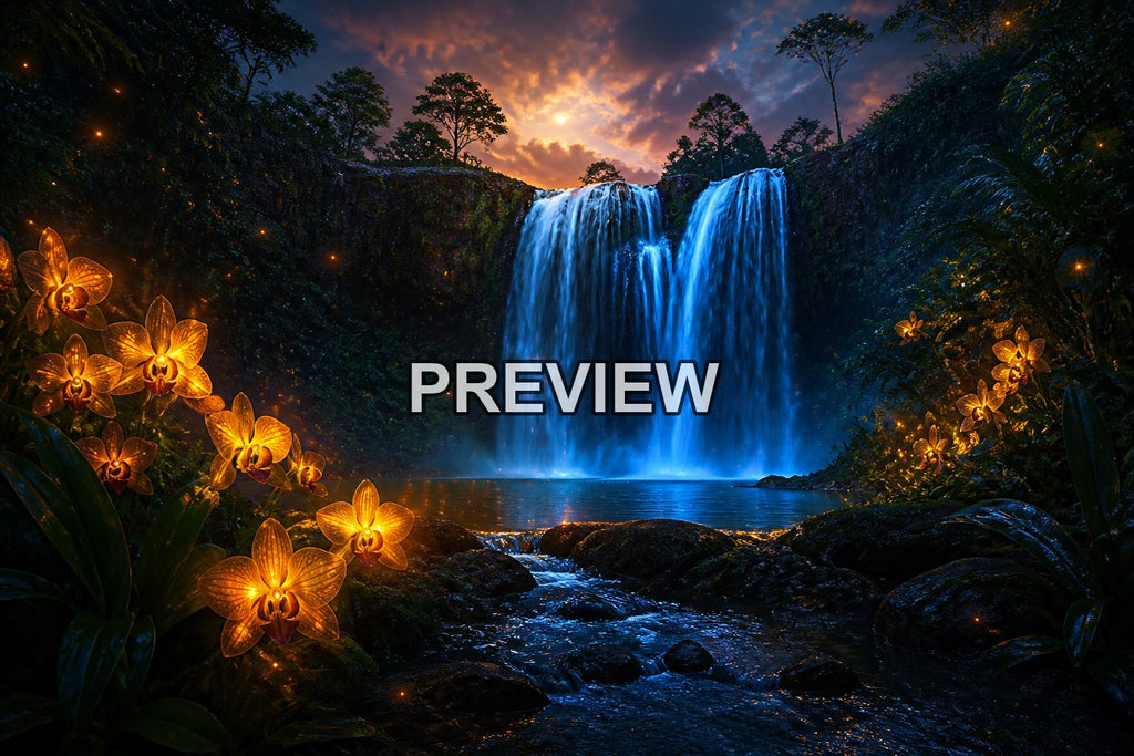 Bioluminescent Nature – 10 Desktop & Phone Wallpaper Bundle – preview 10